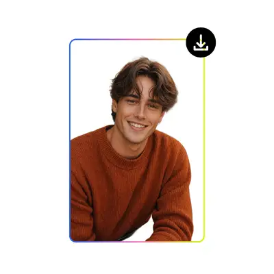 Download transparent PNG from AI Background Remover