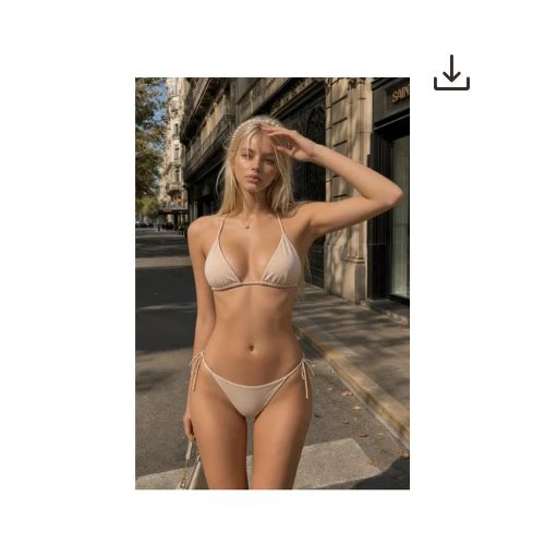 AI Bikini Generator Step 3: Generate and Download