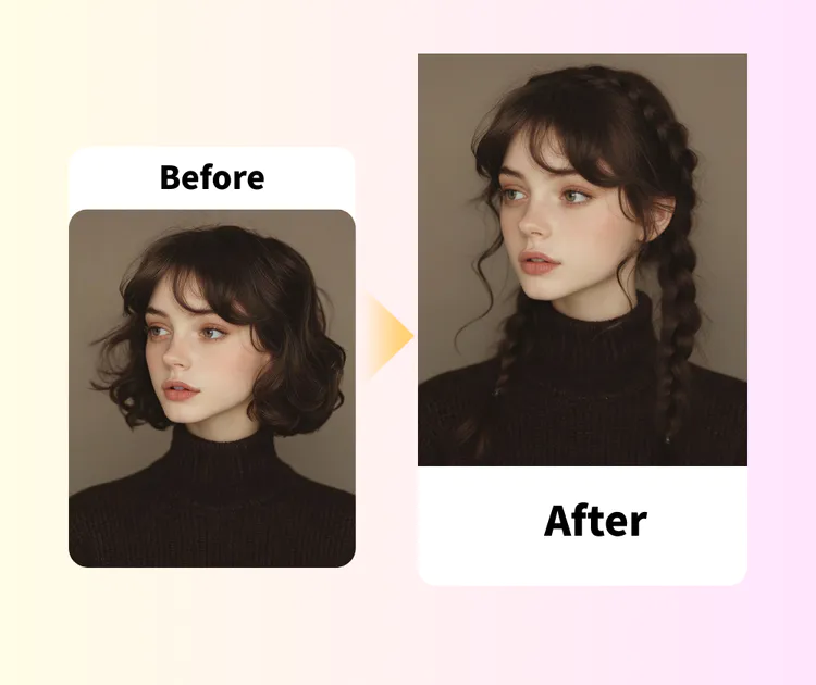 KI-Frisuren-Wechsler: Neue Frisur testen, ohne sich selbst zu verändern