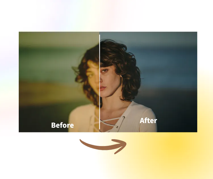 AI写真高画質化ツール:古くてぼやけた写真や、圧縮された画像の修正