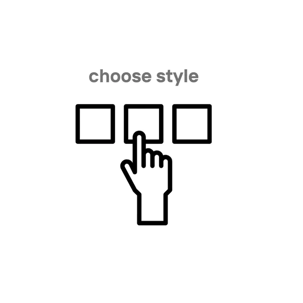 KI-Pose-Generator - Schritt 2: Posen-Voreinstellung wählen oder eigene Pose schreiben