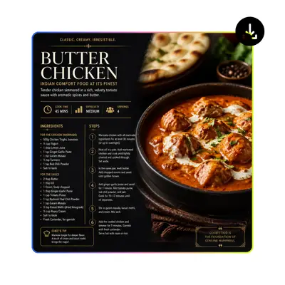 Step 3: Generate Your Visual Recipe
