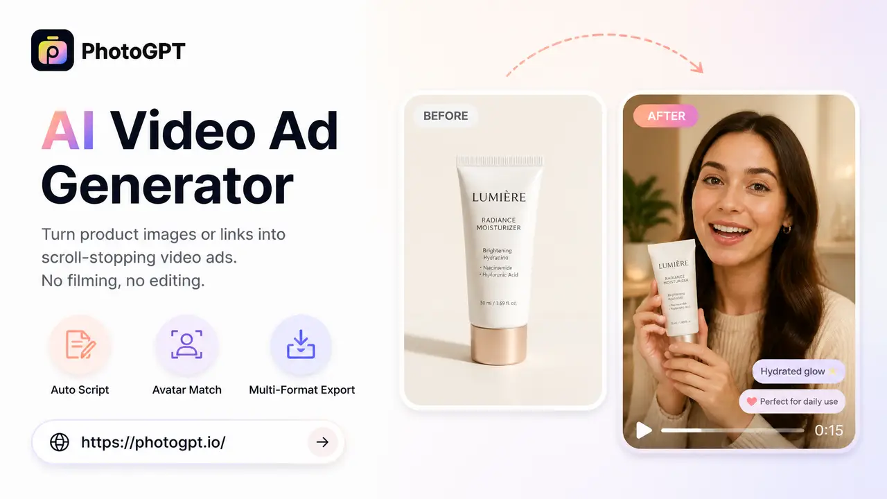 Générateur de Publicité Vidéo IA section principale