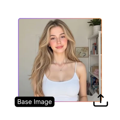 استبدال الشخصيات الخطوة 1: حمّل صورتك الأساسية