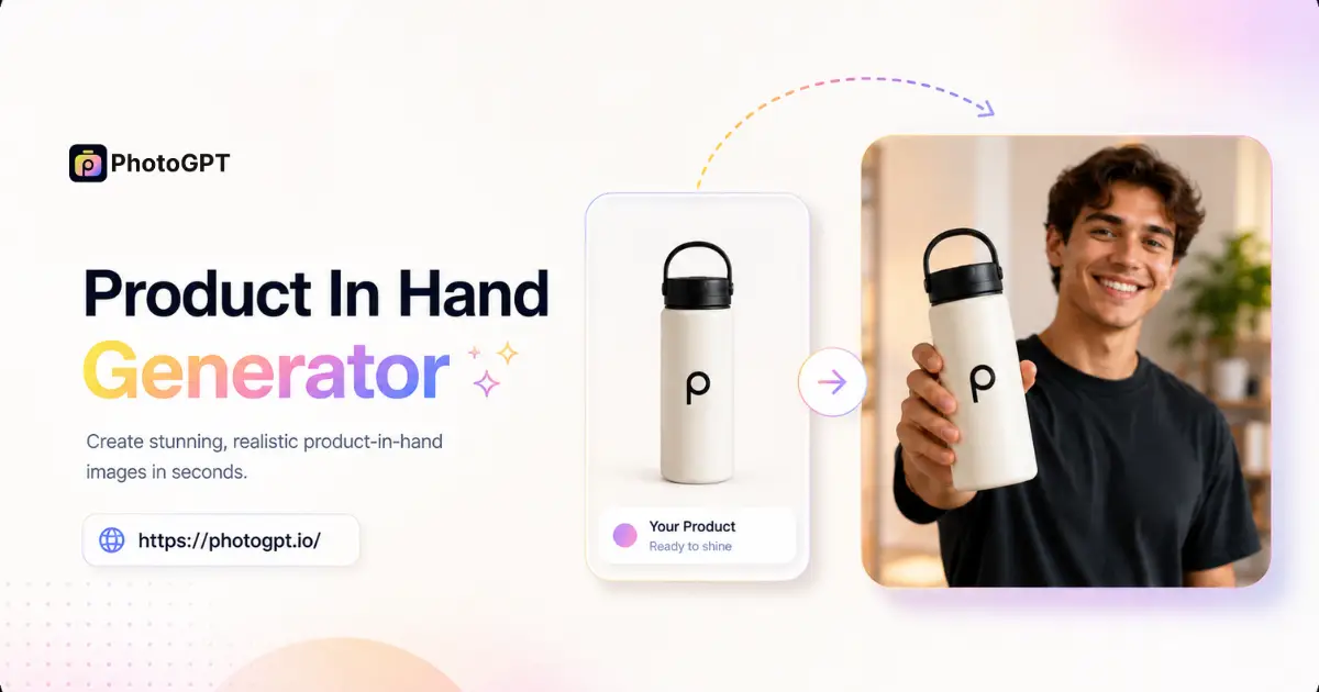 Product In Hand Generator Banner
