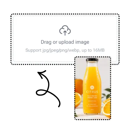 Product In Hand Generator Step 1 Upload