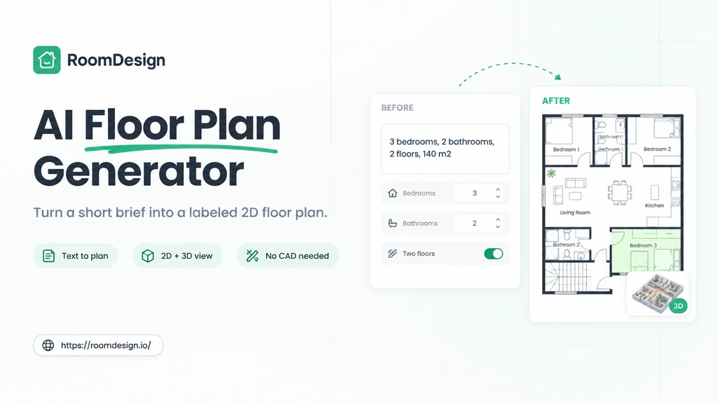 AI Floor Plan Generator - Free Create 2D & 3D Layouts Online