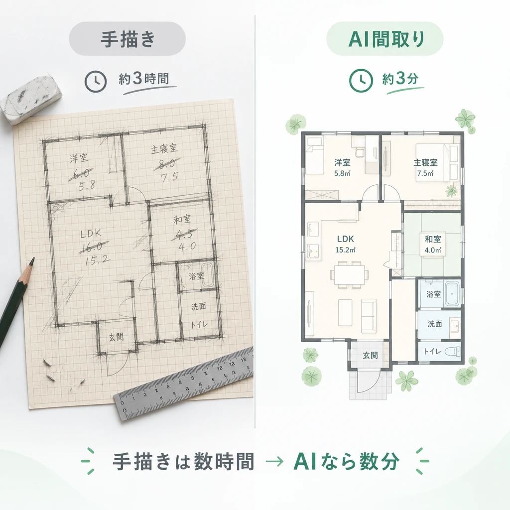 AI間取り生成ツールを選ぶ理由