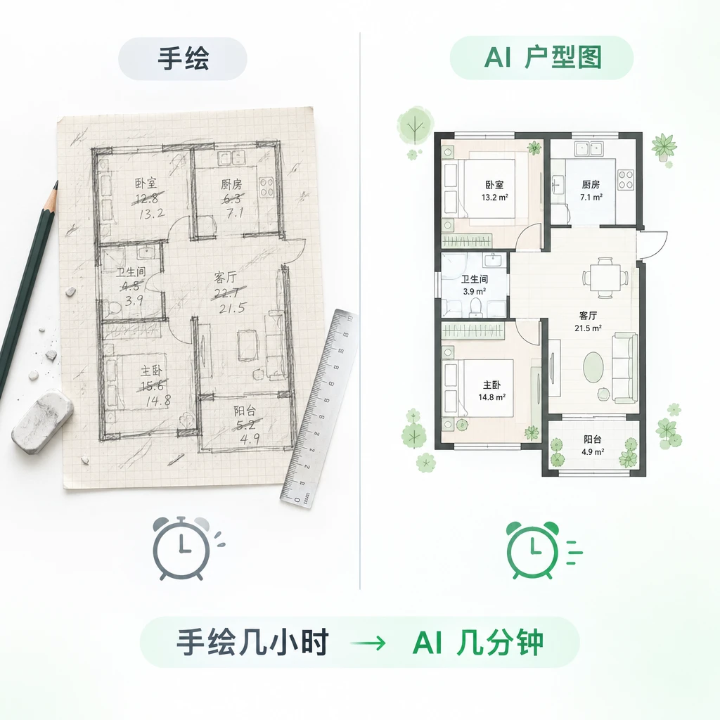 為什麼選 AI 戶型圖生成器?