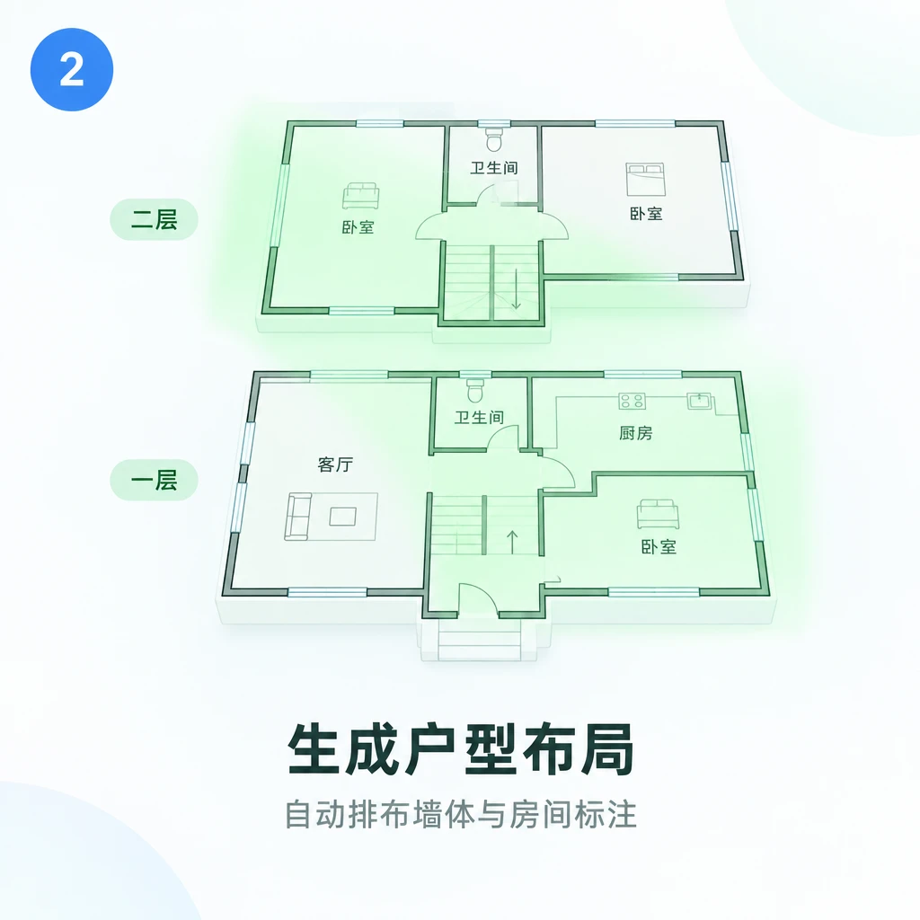 生成戶型佈局