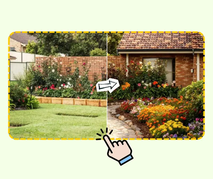 AI 花園設計產生器:為小型花園空間打造平衡布局