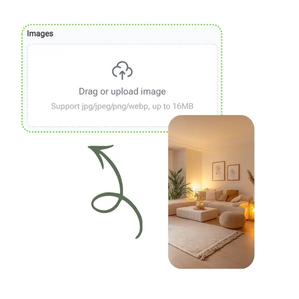 AI 룸 플래너 - 1단계: 방 사진 업로드 | RoomDesign