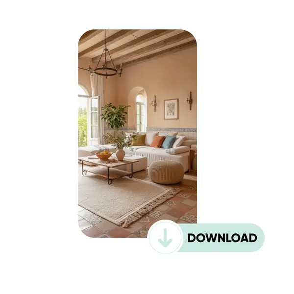 AI 룸 플래너 - 3단계: 생성 및 다운로드 | RoomDesign