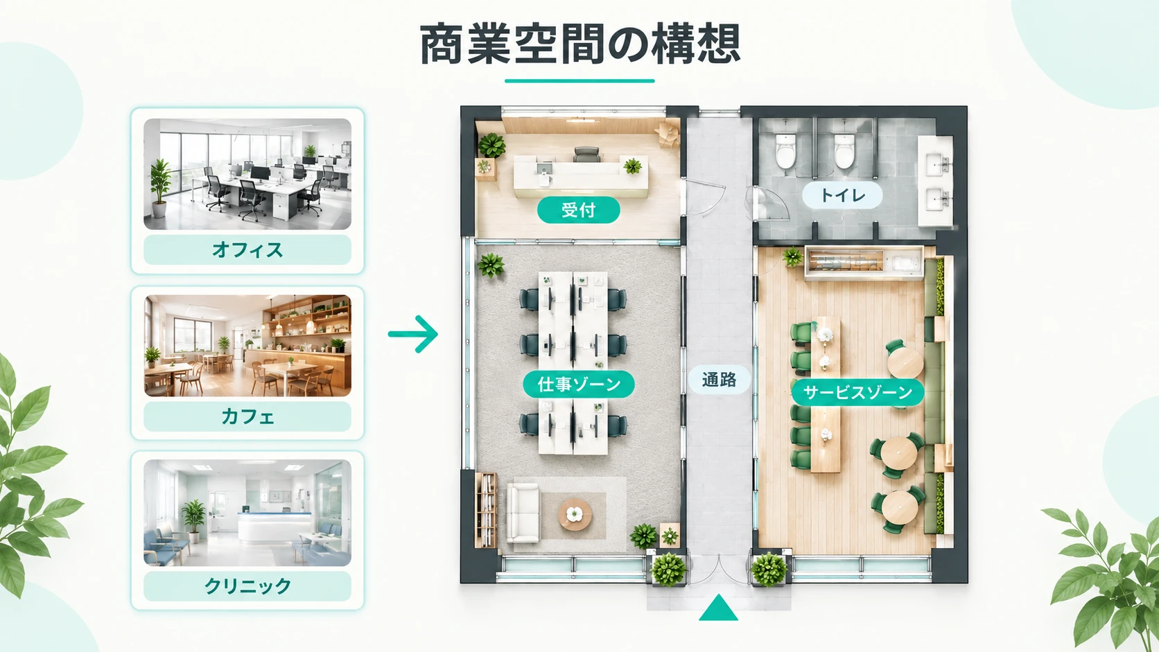 商業空間の構想