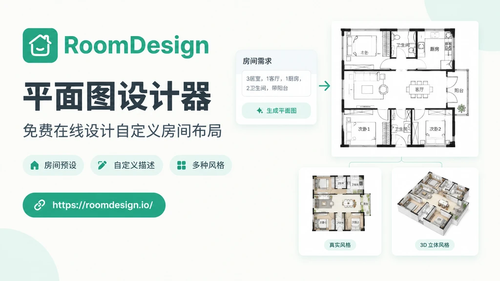 平面图设计器 – 免费在线设计自定义房间布局