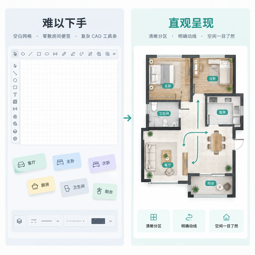 空间想法说不清怎么办?