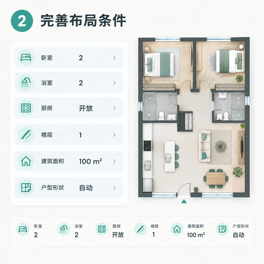 2. 完善布局条件