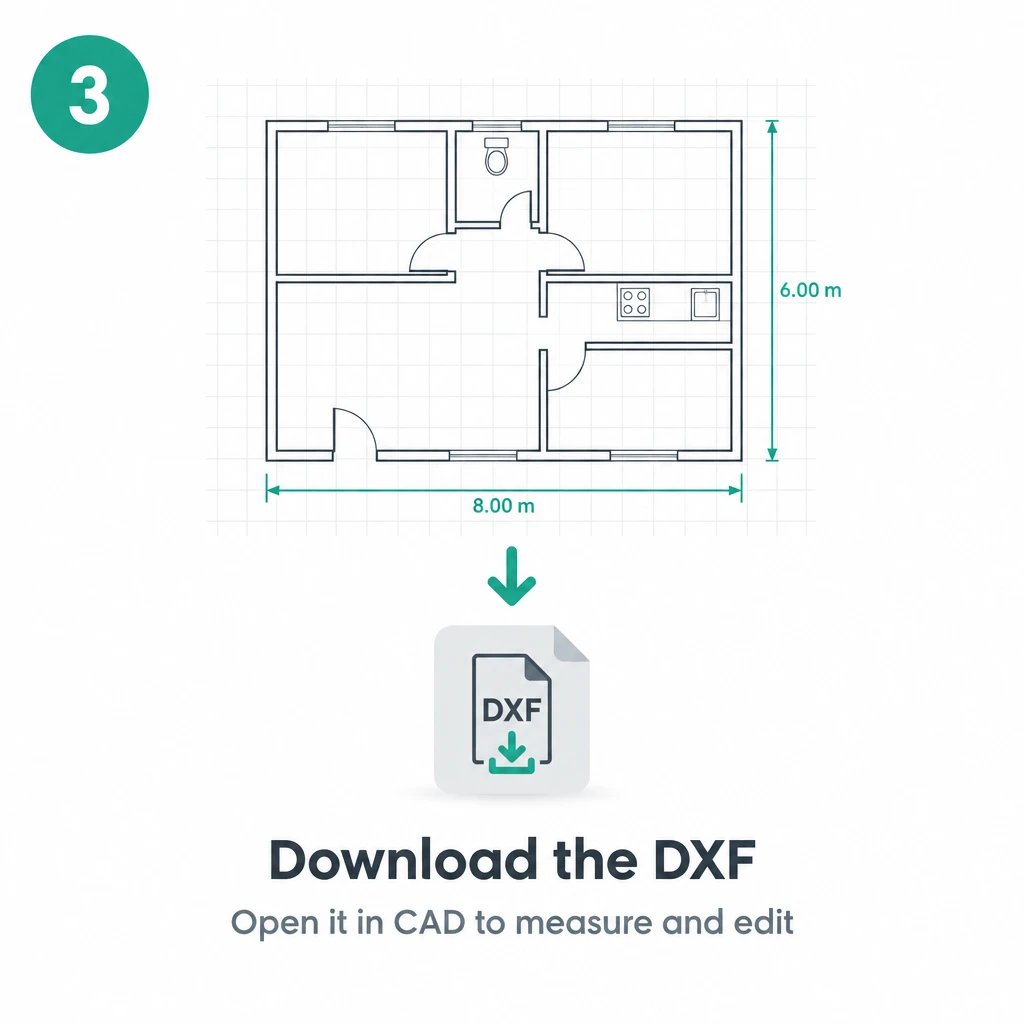 Langkah 3: Unduh DXF