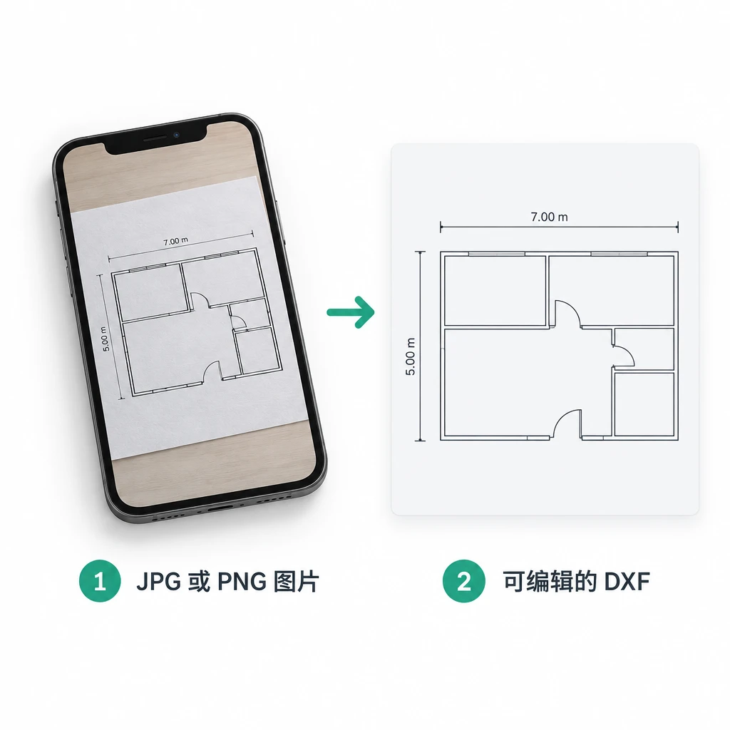 什么是图片转 DXF 转换器？