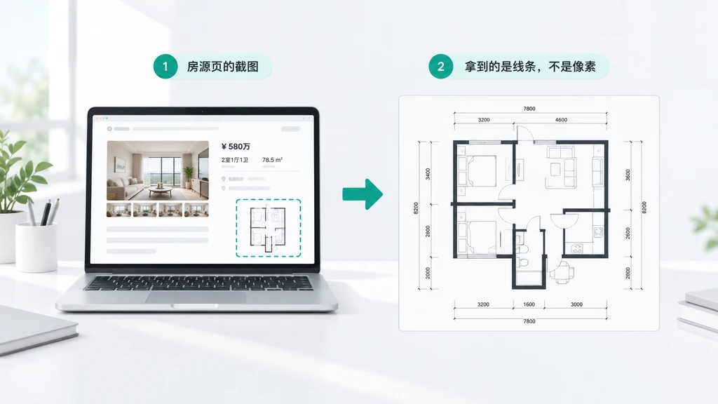 图片转 DXF 转换器: 把截图变成图纸