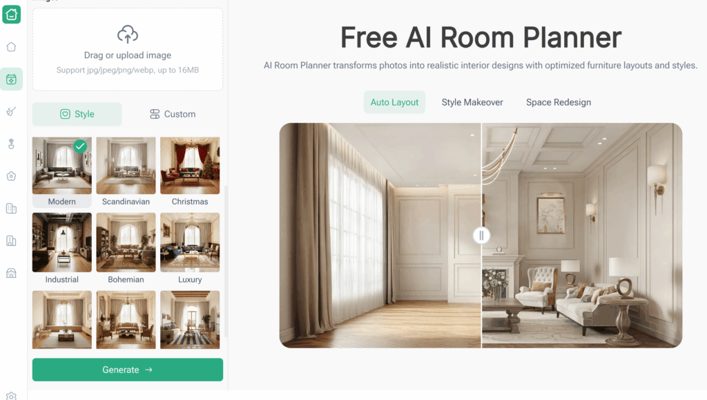 Open RoomDesign and Choose Your Visualization Mode