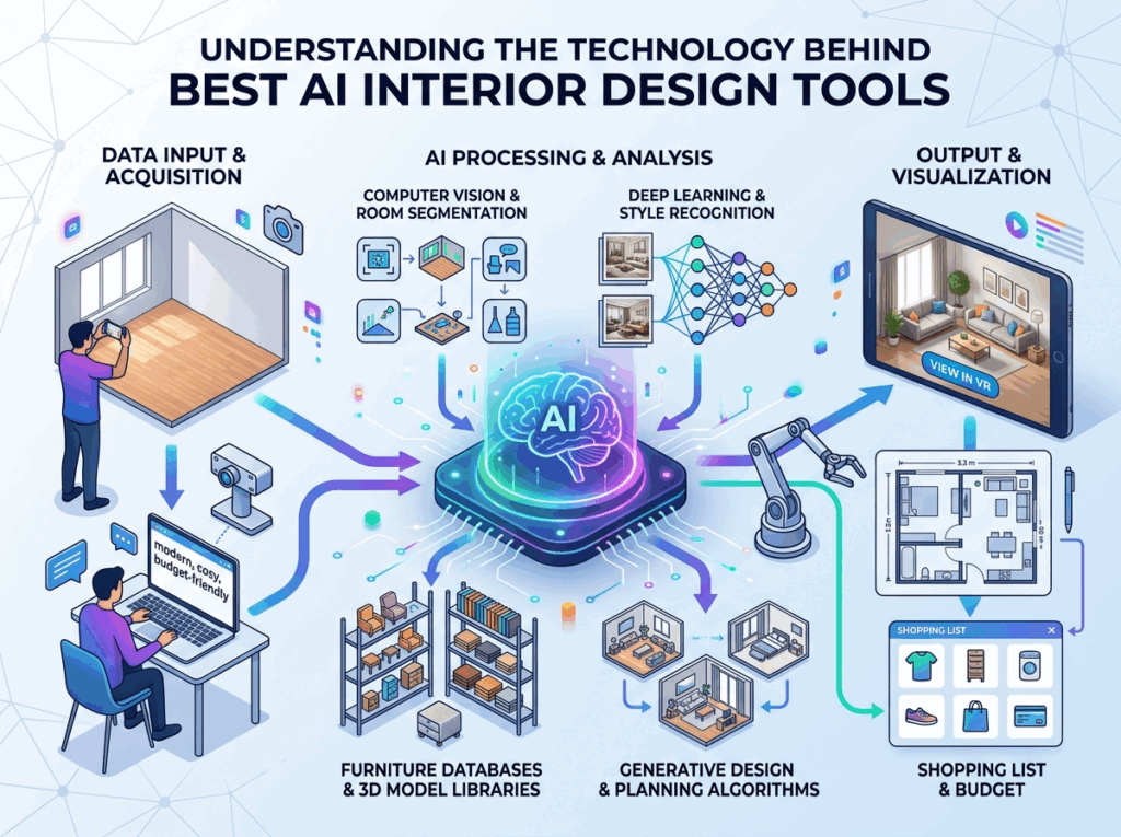 Understanding the Technology Behind the best ai interior design tools