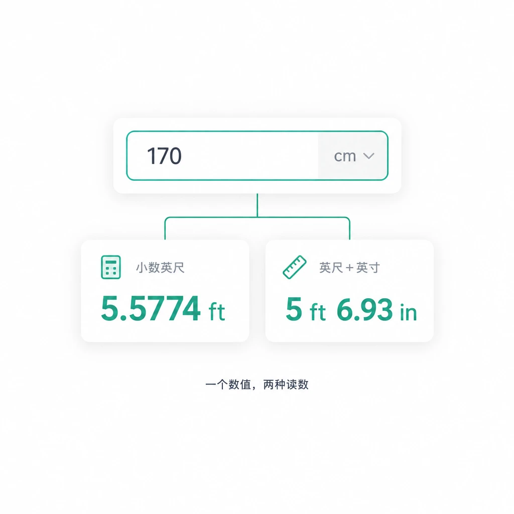 什么是厘米转英尺换算器？