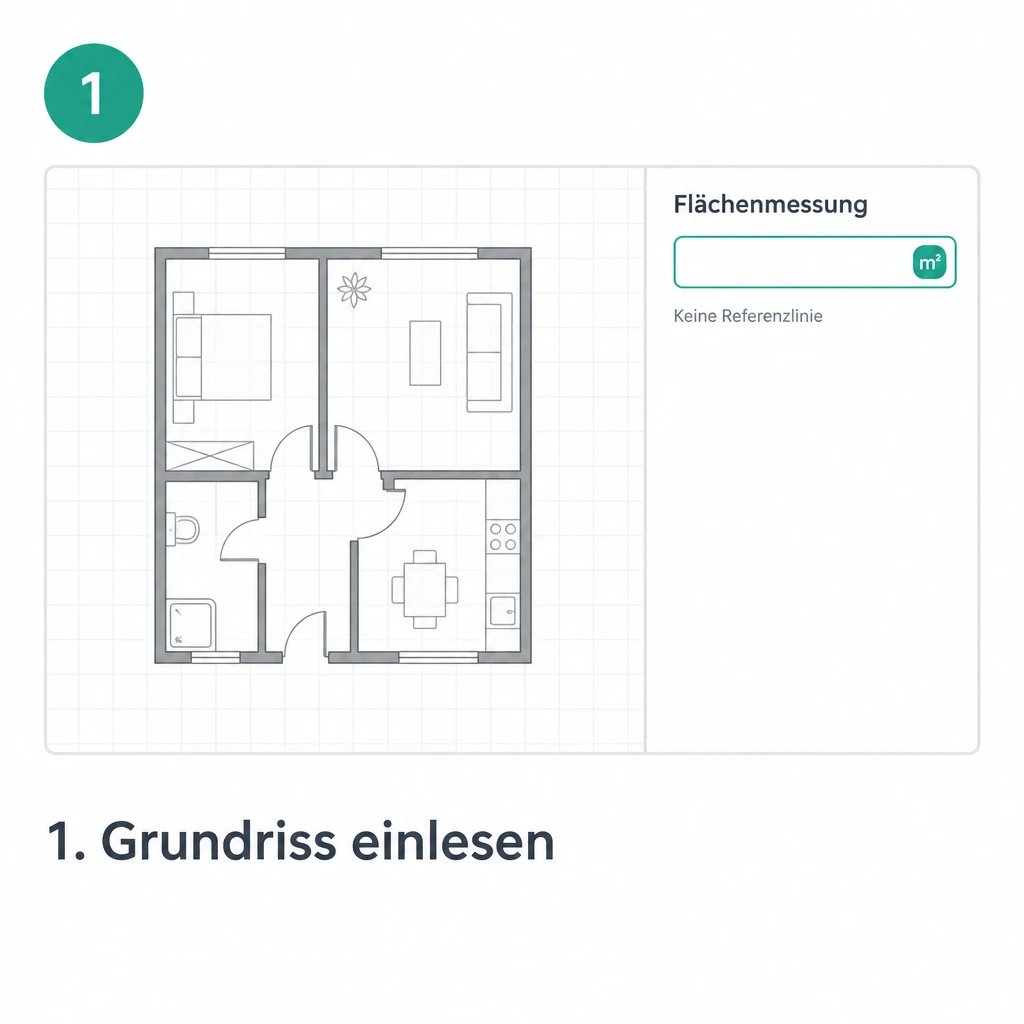 1. Grundriss einlesen