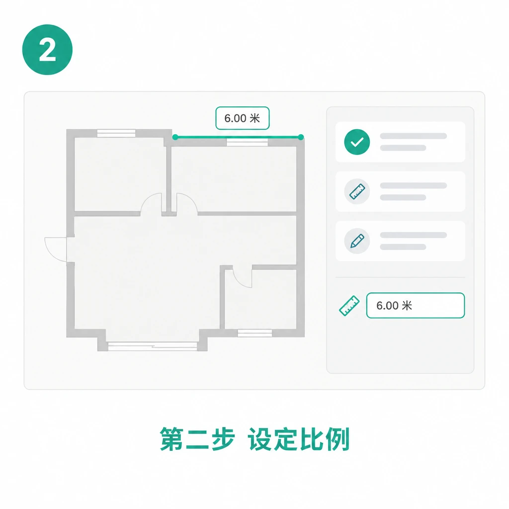 第二步、设定比例