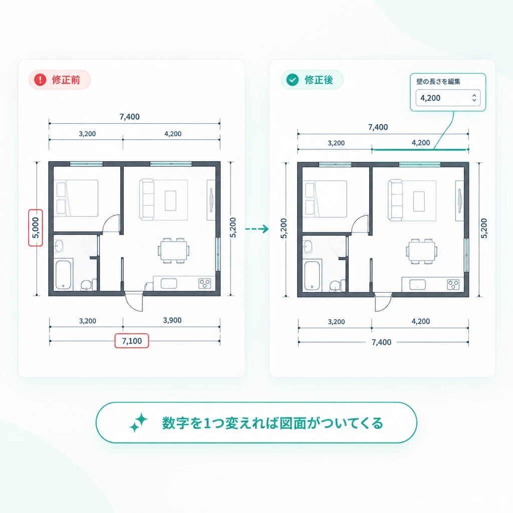 手描きの間取りがやり直しになる理由