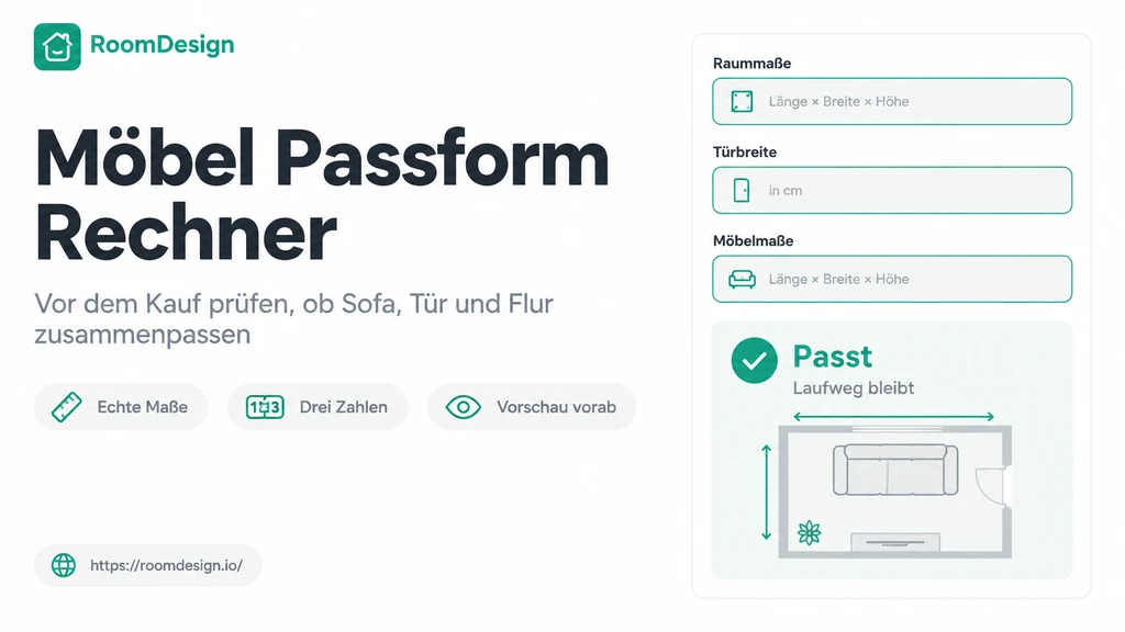 Möbel Passform Rechner
