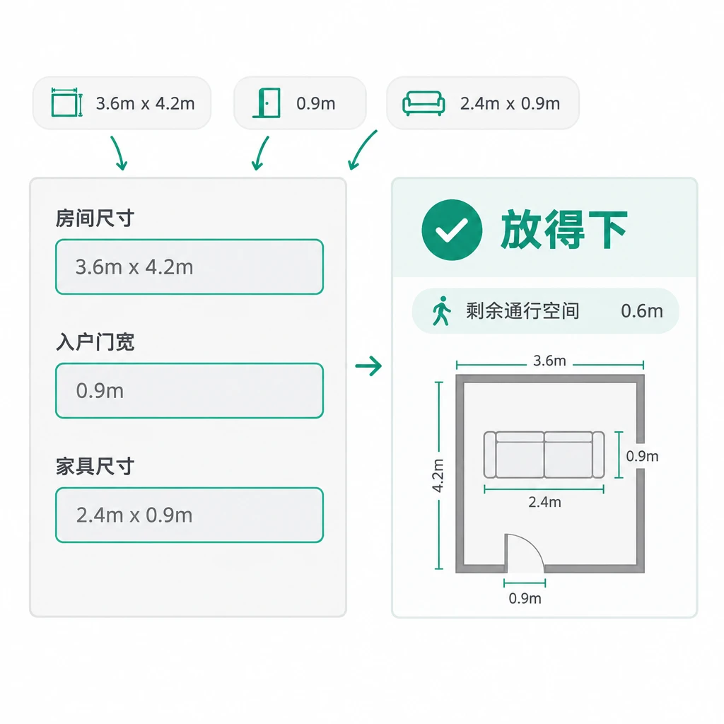 什麼是家具尺寸適配計算器？
