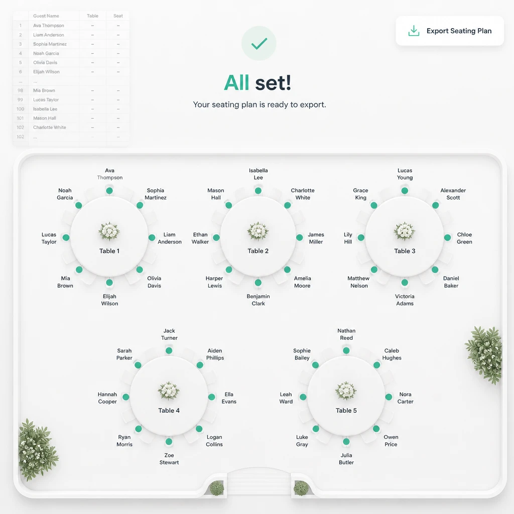 Why a Seating Chart in a Spreadsheet Stops Working