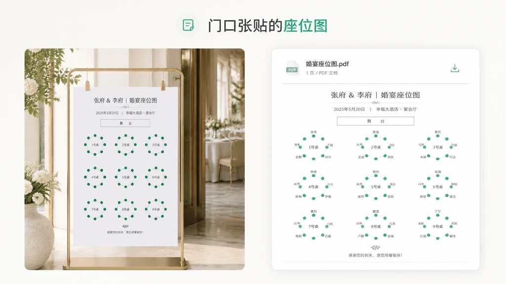 打印一份放在门口
