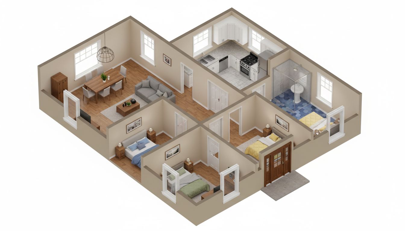 Floor Plan Generator Sample: Food | VisualGPT