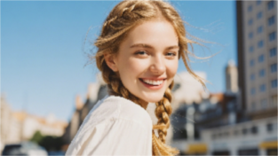 Exemple de Redimensionneur d’Images AI : Portraits