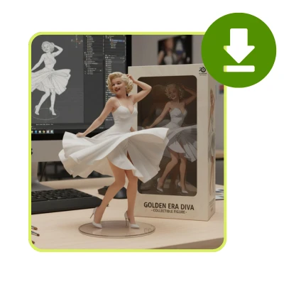 Générateur de Figurines d’Action IA : Étape 3 : Laissez l’IA générer et partager votre création de figurine unique