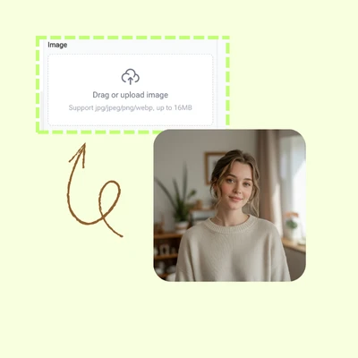 AIエイジフィルター - ステップ1：写真をアップロード
