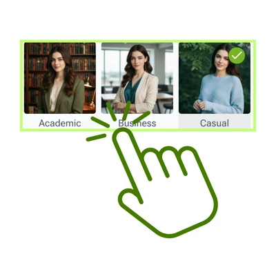 مولد الصور الرمزية بالذكاء الاصطناعي: الخطوة 2: اختر النمط الذي تحبه