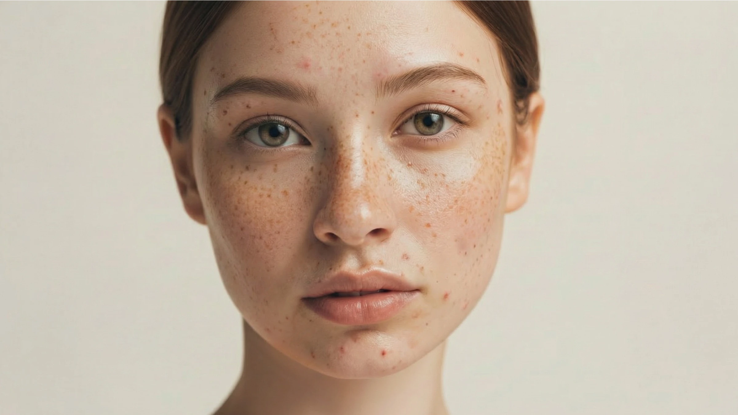 AI Blemish Remover Sample: girl before | VisualGPT