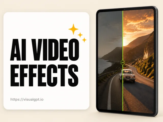 AI Video Effects: Use AI Video Effects to create or edit content quickly with VisualGPT AI tools.