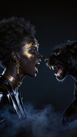 Black Panther Makeup Transform