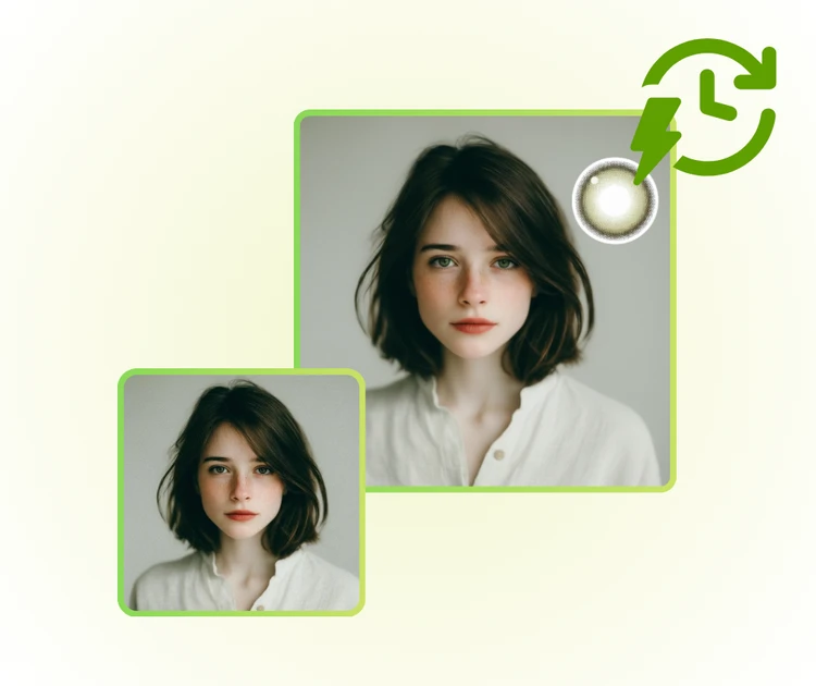 One-Click Eye Color Change, Easy for Everyone