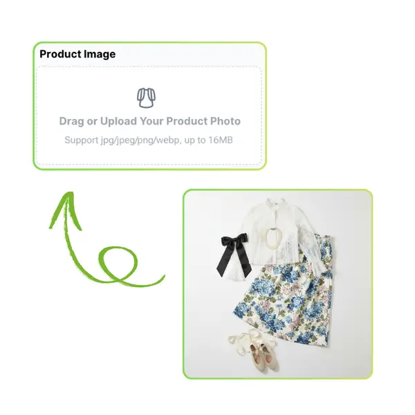 Paso 1 Subir Ropa - Generador de Modelos de Moda IA