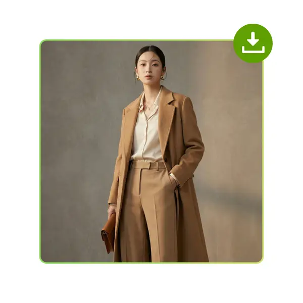 Paso 3 Generar y Descargar - Generador de Modelos de Moda IA