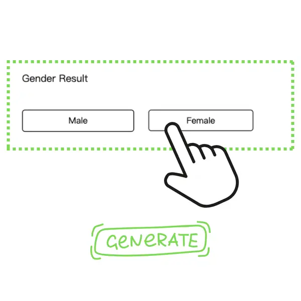 Paso 2 Seleccionar dirección de género - Filtro de cambio de género con IA