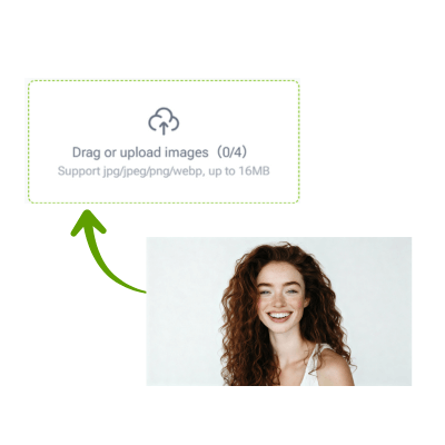 Changeur de Couleur de Cheveux AI : Étape 1 : Téléchargez Votre Photo
