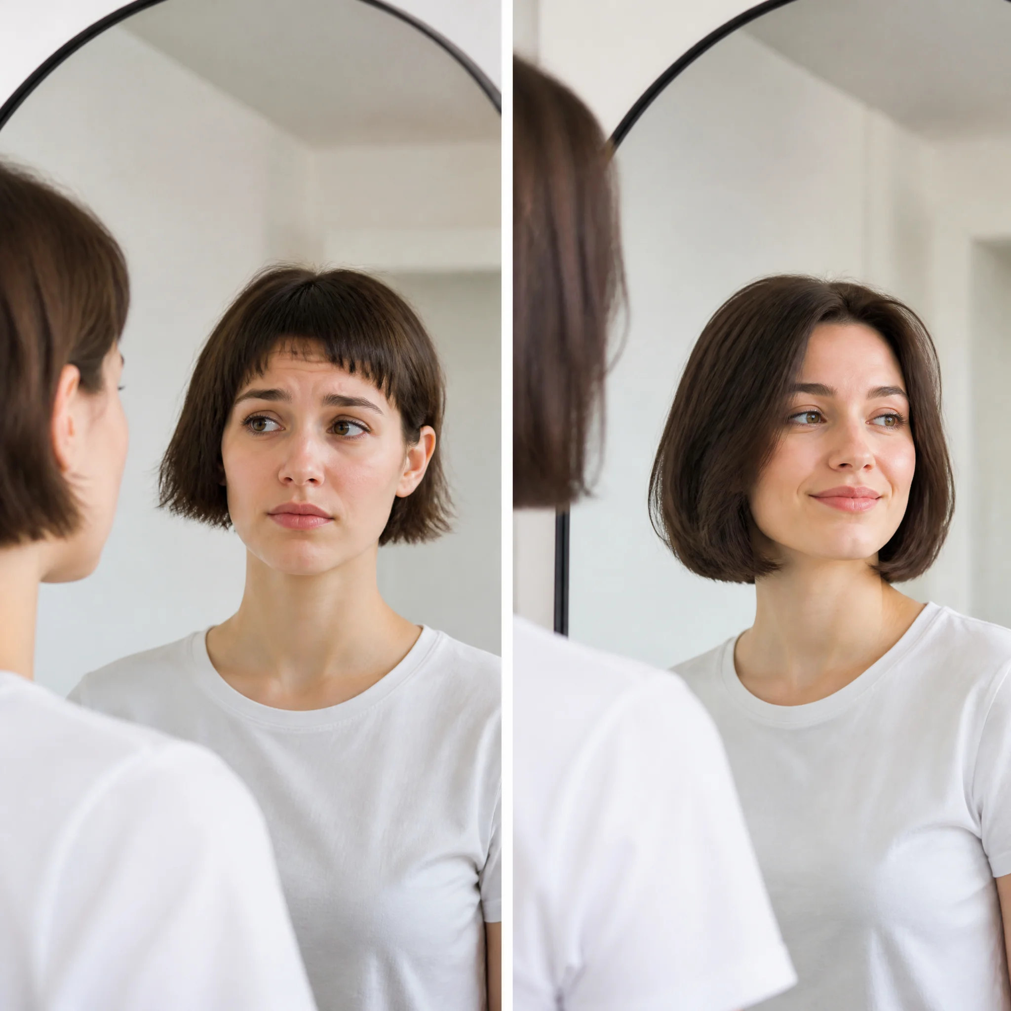 Ein schlechter Haarschnitt hält länger als der Salonbesuch