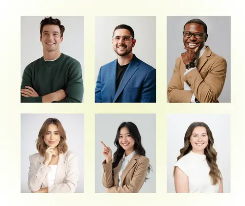 Générateur de Portraits IA : Sites Web d’Entreprise et Présentation d’Équipe