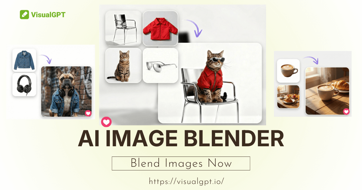 Смешиватель изображений с ИИ - Бесплатное онлайн смешивание двух фото, без регистрации